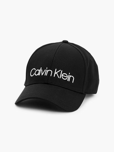 Calvin Klein Táskák & Kiegészítők HU197799 | Calvin Klein Logo Férfi Sapka Fekete